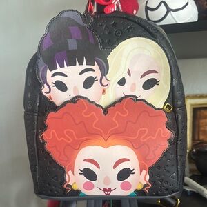 Stylish Black and Multicolor Women's Backpack